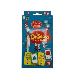 Dr. Seuss Flash Cards Colors and Shapes Set of 36 Cards NIB